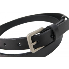 Жіночий ремінь Skipper 1639-20 120 см Чорний (2448144946) Чернівці