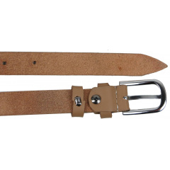 Женский ремень Skipper 1625-20 120 см Бежевый (2448089666) Черкассы