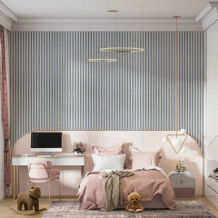 Панель-рейка Sticker Wall 665x665x5 мм Біло-сірий (D) SW-00002531 Київ