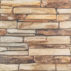 Панель стінова 3D Sticker Wall SW-00002002 700x700x4 мм Коричневий (991944000) Бровари