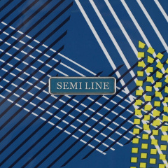 Чемодан Semi Line 20" S 44 л Blue Pattern (T5652-1) Вараш