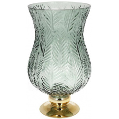 Ваза Ancient Glass Розалин 19х20х35см зеленое стекло Bona DP67888 Одеса