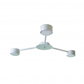 Люстра стельова MSK Electric Copter 3 плафони GX53 NL 8040-3 WH Білий 618701