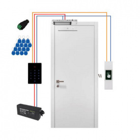 Комплект СКУД із сенсорною панеллю та магнітним замком GreenVision GV-501 280 кг (LP24262)