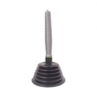 Вантуз Zambak plastik ZP225 чорно-сірий