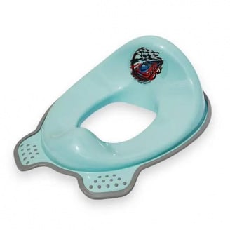 Дитяче сидіння для унітазу із гумовими вставками Irak Plastik CM-240 блакитне