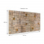 Декоративная ПВХ панель Sticker Wall 960x480x4 мм Бежево-коричневый (D) SW-00002479 Королёво