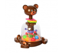 Юла Мишка A-Toys коричневый (SL83012)