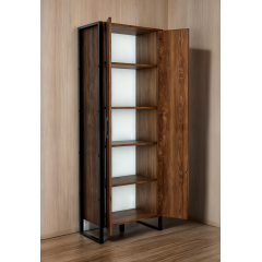 Шафа офісна Tobi Sho LOFT Iceberg ШЛВ/4 для документів з полицями, 600x400x1900 мм Фаєрвуд Гайсин