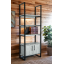 Стелаж офісний Tobi Sho LOFT Iceberg СЛА/2 для документів, 600x400x1900 мм Дуб крафт білий Оріхів