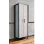 Шафа офісна Tobi Sho LOFT Iceberg ШЛА/4 для документів з полицями, 800x400x1900 мм Дуб крафт білий Херсон