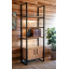 Стеллаж офисный Tobi Sho LOFT Gold СЛГ/2 для документов, 600x400x1900 мм Дуб аппалачи Гуляйполе
