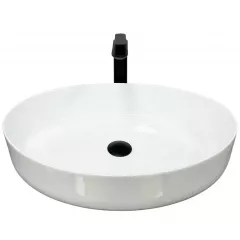 Умывальник накладной VBI Udine 550x415 овальный, белый (VBI-012100) Нова Прага