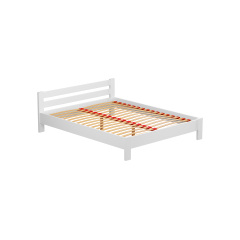 Ліжко дерев'яне Estella Рената 140х200 Білий Щит 2Л4 Шостка