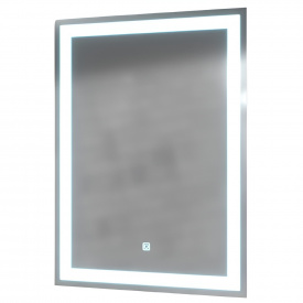 Зеркало для ванной комнаты MIRATER 800x700 прямоугольное, с LED-подсветкой