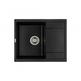 Кухонная мойка GRANADO Altea 610х495 врезная, черная (2432)