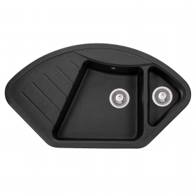 Кухонная мойка GRANADO Barcelona 1000х570 врезная, черная (2538)