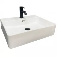 Умывальник подвесной VBI Bitonto 500x425 прямоугольный, белый (VBI-015700) Хуст