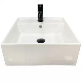 Умывальник подвесной VBI Teramo S 410x410 квадратный, белый (VBI-014700)