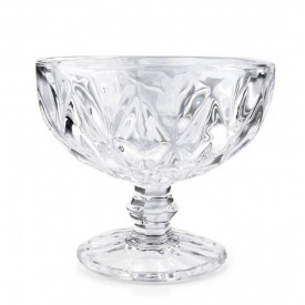Комплект беcцветных стеклянных креманок Flora "Elise" 300 мл. 30689 6 шт (SKL0508)