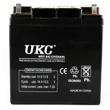 Аккумулятор UKC WST-24 12V 24Ah Черный