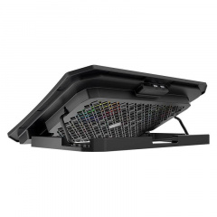 Підставка кулер для ноутбука MeeTion CoolingPad CP3030 з RGB підсвіткою Black Київ