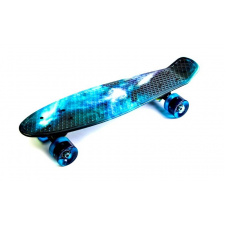 Пенни борд светящиеся колёса Penny Galaxy 75 кг 57х15 см Разноцветный