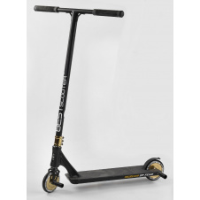 Самокат трюковый Best Scooter "SIMBIOTE" HIC-система, ПЕГИ, алюминиевый диск и дека Black/Gold (102307)