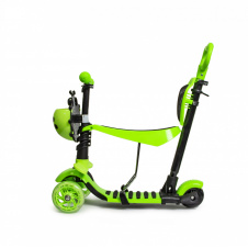 Самокат многофункциональный Scale Sports Божья коровка 60 кг 5 in 1 Green