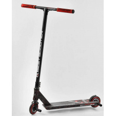Самокат трюковый Best Scooter "CRASH" HIC-система, ПЕГИ, алюминиевый диск и дека Black/Red (102311)