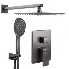 Душевая система Globus Lux SMART латунь, графит (GLM-205-GP)