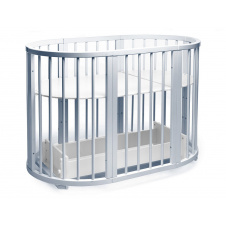 Кроватка деревянная Наталка Обрий 125х75х85 см Grey (149784)