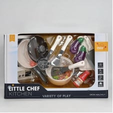 Игровой набор Kitchen Плита с посудой 13 элементов Multicolor (125619)