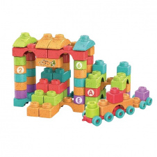 Конструктор Yufeng Big Building Blocks 79 деталей в ведре Разноцветный (164399)