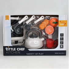 Игровой набор Kitchen Плита с посудой 10 элементов Multicolor (125618)