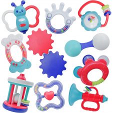 Набор погремушек Sunlike Baby Toys 9 шт Multicolor (108236)