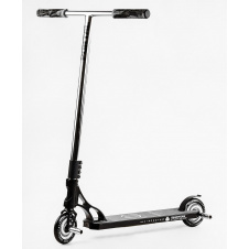 Самокат трюковый пеги алюминиевый диск и дека колёса Best Scooter Portal HIC-система PU Black and white (114053)