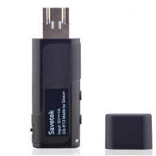Флешка диктофон с голосовой активацией записи Savetek GS R-13 до 10 часов работы (100854)
