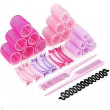 Набор для укладки волос Urbanset 33 шт Pink KFTO69