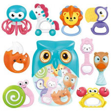 Набор погремушек Baby Toys 9 шт Разноцветный (123961)
