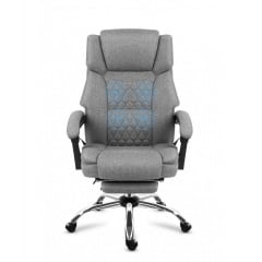 Офисное кресло с массажем Mark Adler Boss 6.0 120х55 см Grey Смела