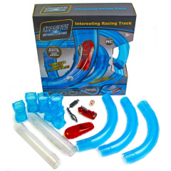 Автотрек в трубе Chariots Speed Pipes 20 деталей 3.3 м Разноцветный Орехов