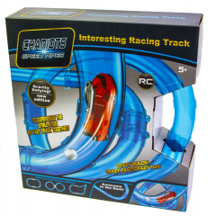 Автотрек в трубе Chariots Speed Pipes 20 деталей 3.3 м Разноцветный Орехов
