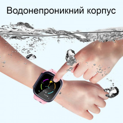 Smart часы детские с GPS отслеживанием Nectronix LT-25, с поддержкой 4G, термометром, камерой, сенсорным экраном Харків