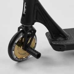 Самокат трюковый Best Scooter "SIMBIOTE" HIC-система, ПЕГИ, алюминиевый диск и дека Black/Gold (102307) Бердичев