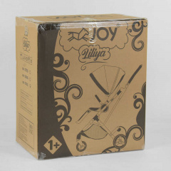 Коляска прогулочная детская "JOY" Liliya Burgundy + футкавер (88152) Ровно