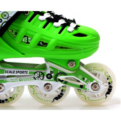 Роликовые коньки Scale Sports 34-37 Green (1352221227-M) Ровно