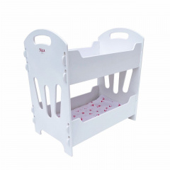 Игрушечная кровать для кукол Мася 49х30х50 см Белый (109219) Енергодар