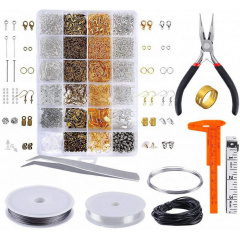 Стартовий набір фурнітури для виготовлення ювелірних виробів і прикрас Microstar 2245 од (0A-0511) Молочанськ