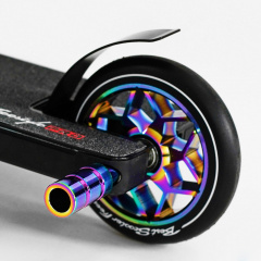 Самокат трюковый Best Scooter Freestyle Pro HIC-система пеги алюминиевый диск и дека колёса PU Black (115640) Хмельник